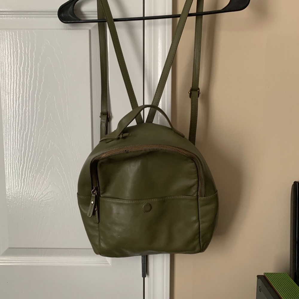 American Eagle Leather Mini Backpack